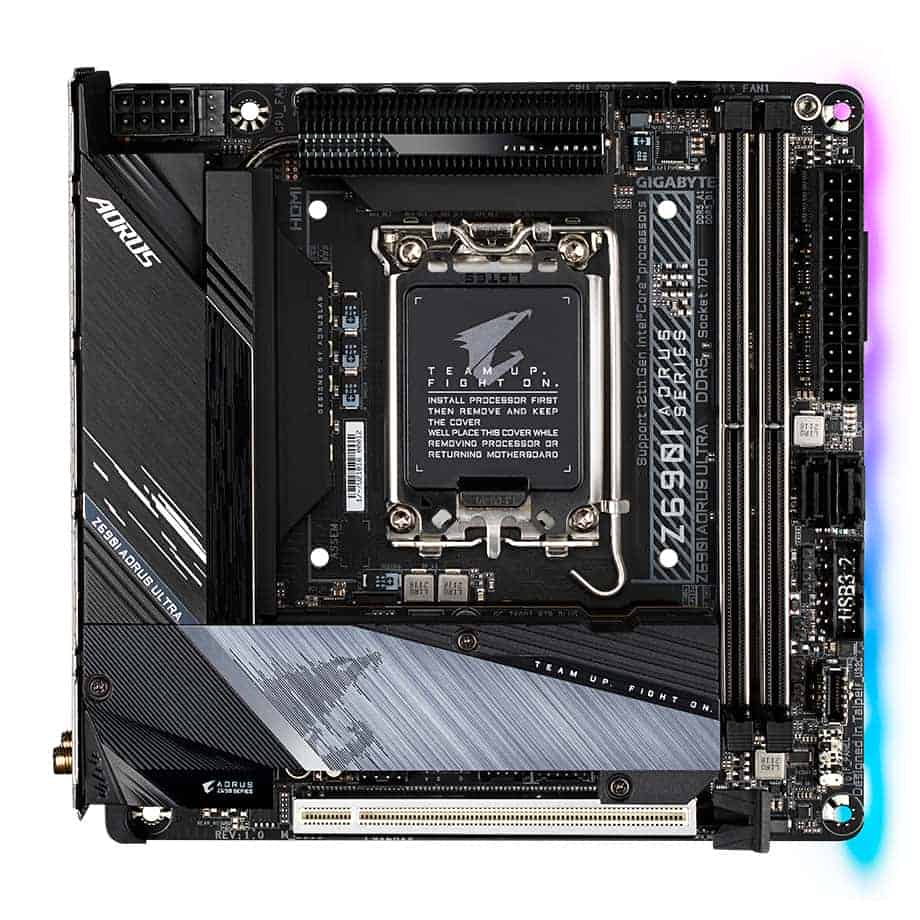 (image for) Gigabyte Intel Z690I AORUS ULTRA PCIe 5.0 Refurbished Mini-ITX Motherboard